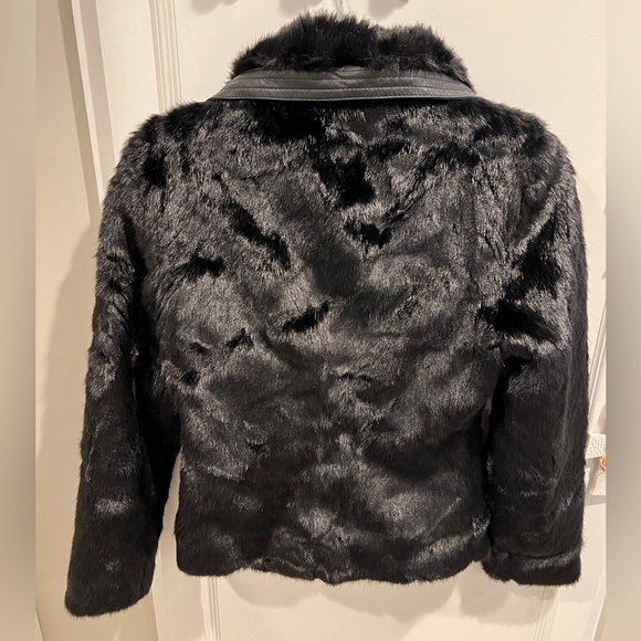Bebe faux fur coat in black - Picture 2 of 3